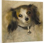 Head of a Dog, 1870 by Pierre Auguste Renoir