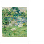 Girl in a Boat with Geese, 1889 by Berthe Morisot