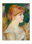 Suzanne Valadon, c.1885 by Pierre Auguste Renoir
