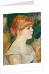 Suzanne Valadon, c.1885 by Pierre Auguste Renoir