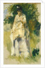 Woman Standing by a Tree, 1866 by Pierre Auguste Renoir