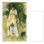 Woman Standing by a Tree, 1866 by Pierre Auguste Renoir