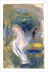 Nude with Figure in Background, c.1882 by Pierre Auguste Renoir