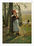 Goose Girl, c.1880 by Vaclav (1851-1901) Brozik