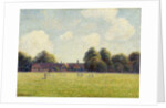 Hampton Court Green, 1891 by Camille Pissarro