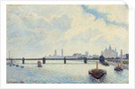 Charing Cross Bridge, London, 1890 by Camille Pissarro