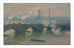 Waterloo Bridge, Gray Day, 1903 by Claude Monet
