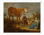 Children and a Cow, 1635-39 by Aelbert (attr.to) Cuyp