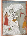 Shiva Bearing the Descent of the Ganges River by Indian School