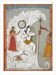 Shiva Bearing the Descent of the Ganges River by Indian School