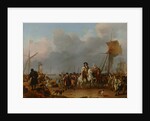 The Arrival of Stadholder-King Willem III in the Oranjepolder on 31 January 1691, 1692 by Ludolf I Backhuysen