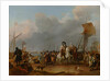 The Arrival of Stadholder-King Willem III in the Oranjepolder on 31 January 1691, 1692 by Ludolf I Backhuysen