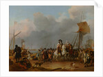 The Arrival of Stadholder-King Willem III in the Oranjepolder on 31 January 1691, 1692 by Ludolf I Backhuysen