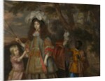 Portrait of Maria of Orange with Hendrik van Zuijlestein and a Servant, 1665 by Jan Mytens or Mijtens