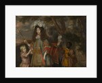 Portrait of Maria of Orange with Hendrik van Zuijlestein and a Servant, 1665 by Jan Mytens or Mijtens