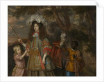 Portrait of Maria of Orange with Hendrik van Zuijlestein and a Servant, 1665 by Jan Mytens or Mijtens