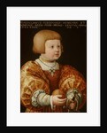 Portrait of Maximilian of Austria Aged Three, 1630 by Jakob Seisenegger