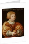 Portrait of Maximilian of Austria Aged Three, 1630 by Jakob Seisenegger