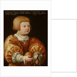 Portrait of Maximilian of Austria Aged Three, 1630 by Jakob Seisenegger