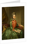 Portrait of Princess Frederika Sophia Wilhelmina, c.1768-69 by Johann Georg Ziesenis