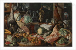 Kitchen Scene with Christ at Emmaus, c.1560-65 by Joachim Beuckelaer or Bueckelaer