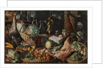 Kitchen Scene with Christ at Emmaus, c.1560-65 by Joachim Beuckelaer or Bueckelaer
