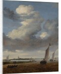 View of Beverwijk from the Wijkermeer, 1661 by Salomon van Ruisdael or Ruysdael