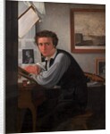 Copperplate Engraver Carl Edward Sonne, c.1826 by Ditlev Conrad Blunck