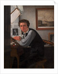 Copperplate Engraver Carl Edward Sonne, c.1826 by Ditlev Conrad Blunck
