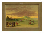 La Salle Meets a War Party of Cenis Indians on a Texas Prairie, April 25th 1686, 1847-48 by George Catlin