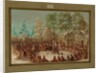 La Salle's Party Feasted in the Illinois Village, January 2nd 1680, 1847-1848 by George Catlin