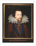 Portrait of James I, King of England, 1614 by Dutch School
