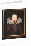 Portrait of James I, King of England, 1614 by Dutch School