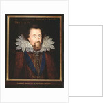 Portrait of James I, King of England, 1614 by Dutch School