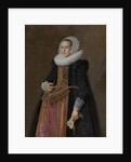 Portrait of Aletta Hanemans, 1625 by Frans Hals