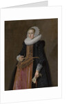 Portrait of Aletta Hanemans, 1625 by Frans Hals