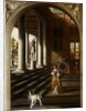 Perspective View with a Woman Reading a Letter, c. 1670 by Samuel van Hoogstraten