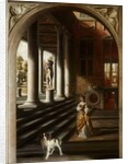 Perspective View with a Woman Reading a Letter, c. 1670 by Samuel van Hoogstraten
