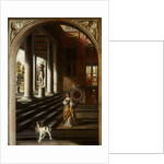 Perspective View with a Woman Reading a Letter, c. 1670 by Samuel van Hoogstraten