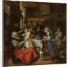 As the Old Sing, so Pipe the Young, c.1663-5 by Jan Havicksz. Steen