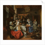 As the Old Sing, so Pipe the Young, c.1663-5 by Jan Havicksz. Steen
