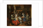 As the Old Sing, so Pipe the Young, c.1663-5 by Jan Havicksz. Steen