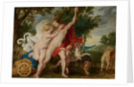 Venus Trying to Restrain Adonis from Departing for the Hunt, c.1600-1700 by Peter Paul Rubens
