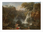 The Waterfalls at Tivoli, with the Villa of Maecenas, c.1740-50 by Claude Joseph Vernet
