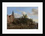 View of Oudezijds Voorburgwal with the Oude Kerk in Amsterdam, c.1670 by Jan van der Heyden