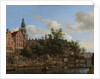 View of Oudezijds Voorburgwal with the Oude Kerk in Amsterdam, c.1670 by Jan van der Heyden