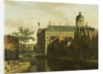 The Nieuwezijds Voorburgwal with the Flower and Tree Market in Amsterdam, c.1675 by Gerrit Adriaensz Berckheyde