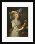Marie-Antoinette dans une robe en mousseline, années 1780 by Elisabeth Louise Vigee-Lebrun