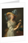 Marie-Antoinette dans une robe en mousseline, années 1780 by Elisabeth Louise Vigee-Lebrun