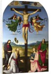 The Crucified Christ with the Virgin Mary, Saints and Angels, c.1502-03 by Raphael